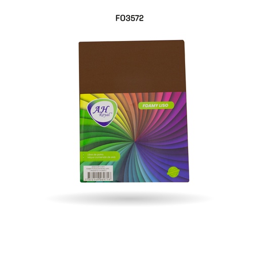 [FO3572] FOAMY PLIEGO AH ROYAL CAFE X 10 UNDS [AH50103815-3572]