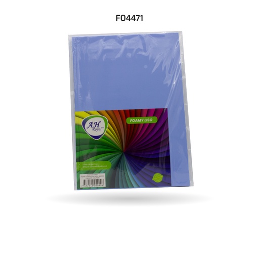 [FO4471] FOAMY 1/8 AH ROYAL AZUL MEDICO X 10 UNDS [AH80103715-4471-AH80103715]