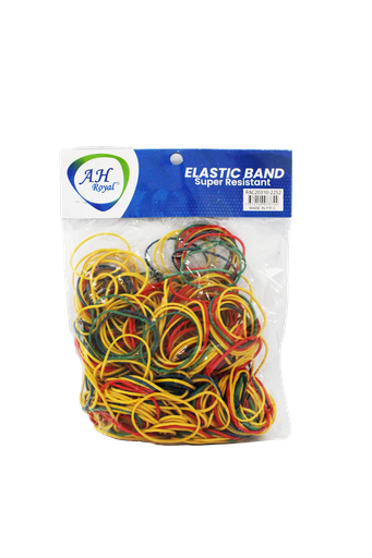 [OF2252] BANDAS DE CAUCHO AH ROYAL EN COLORES BOLSA MEDIANA [PAC20310-2252]