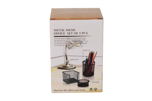 [OF4012] SET DE OFICINA 3PCS AH ROAL 7858 PACA X 60 [PAC2014-4012-PAC70069-4012]
