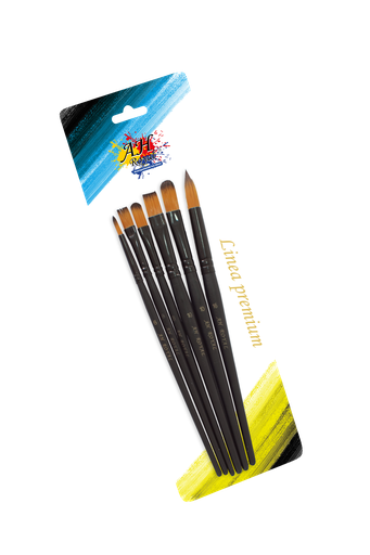 [PI1049] PINCEL AH ROYAL NEGRO PREMIUN SURTIDO X4 [PAC90358-1049]