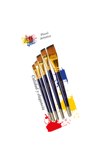 [PI1534] PINCEL AH ROYAL JUEGO ANGULAR NO 10 1/2 1 IN 1/5 IN 3/4 X5 [PAC20050-1534]