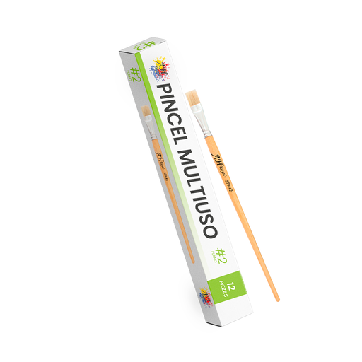 [PI1699] PINCEL CHINO AH ROYAL PLANO NO 2 X12 [PAC20002-1699]