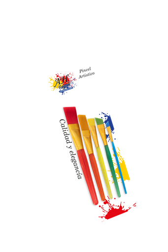[PI4523] PINCEL AH ROYAL JUEGO GRANDE ACRILICO DE COLORES X5 SURTIDO [PAC2424-4523]
