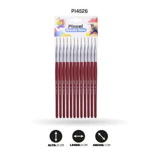 [PI4526] PINCEL AH ROYAL VINOTINTO FINO 20/0 X12 [PAC2427-4526]