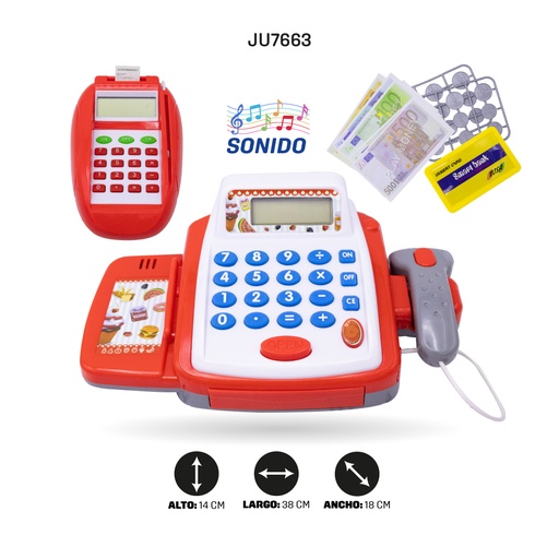 [JU7663] MÁQUINAS DE TARJETAS DE CRÉDITO Y CAJAS REGISTRADORAS [6118A]