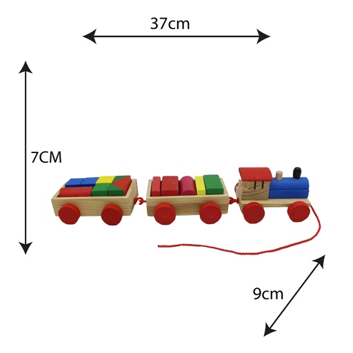 [JU10094] COCHE DE BLOQUES DE CONSTRUCCIÓN DE TRES SECCIONES. [1970-174]