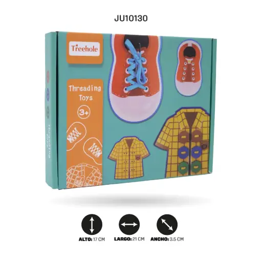 [JU10130] JUEGO DE ENCORDAR PARA NIÑOS Y NIÑAS. [1970-188]