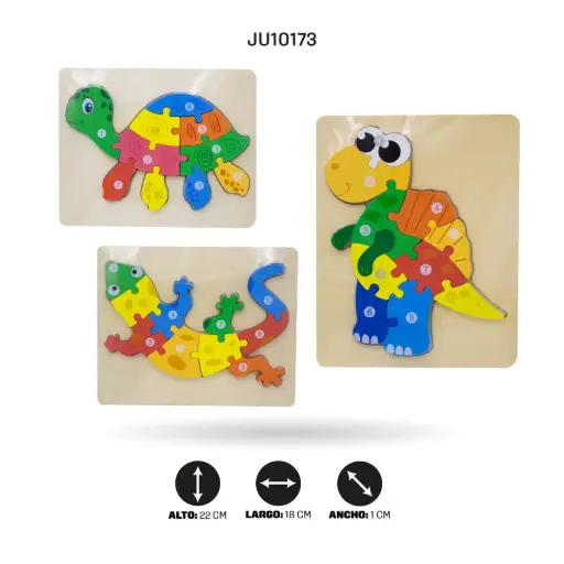 [JU10173] ROMPECABEZAS TRIDIMENSIONAL COLORES VIVOS [1970-29]