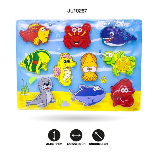 [JU10245] JUEGO DIDACTICO EN MADERA FIGURAS SURTIDAS [1970-80]