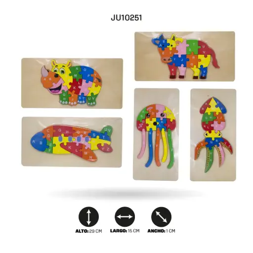 [JU10251] ROMPECABEZAS DE FIGURAS SURTIDAS [1970-85]