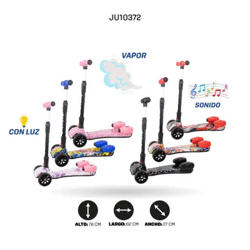 [JU10372] SCOOTER CON TURBINA DE VAPOR Y SONIDO 1513  [PAC3276] [PA00282]