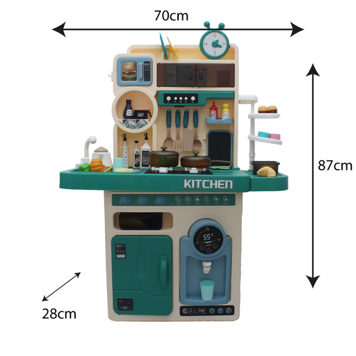 [JU7613] COCINA CON 93 PC VAPOR Y SONIDO AGUA Y LUCES [G795A]