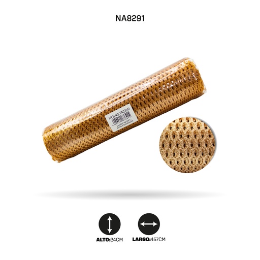 [NA8291] MALLA 24 cm * 5 YARDAS PALO DE ROSA [PAC3641]