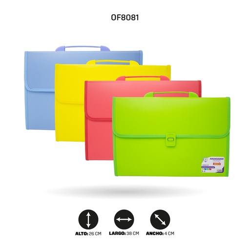 [OF8081] ARCHIVADOR AHROYAL OFICIO 13 BOLSILLOS SK5422 [PAC3225-PAC4786]