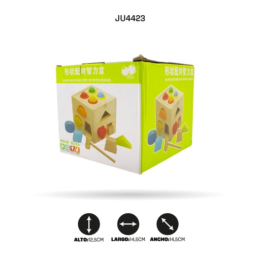 [JU4423] DIDIACTICO CUBO EN MADERA FIGURAS [PAC2303]