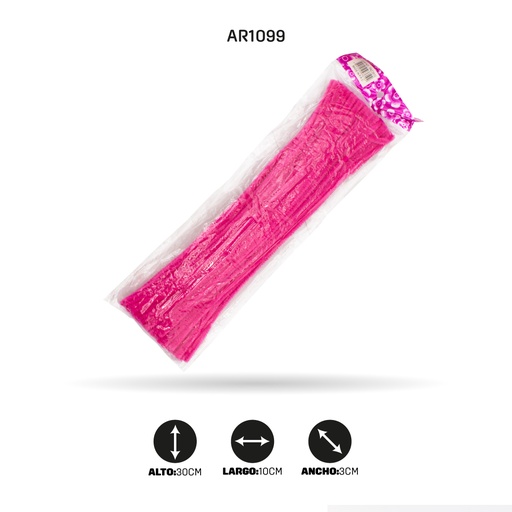 [AR1099] CHELINES FELPA FUCSIA NEON x100UND [PAC3610]