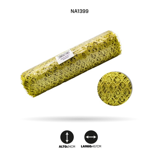 [NA1399] MALLA ESCARCHA DORADO [PAC3715]