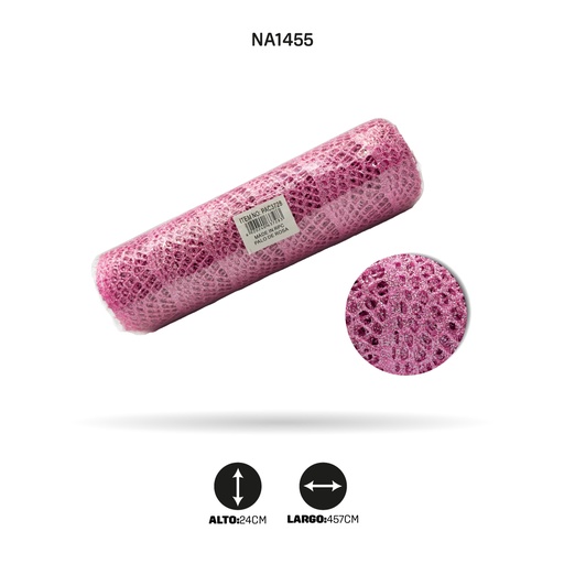 [NA1455] MALLA ESCARCHA PALO DE ROSA [PAC3728]