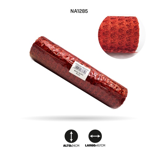 [NA1285] MALLA ESCARCHA ROJO [PAC3731]