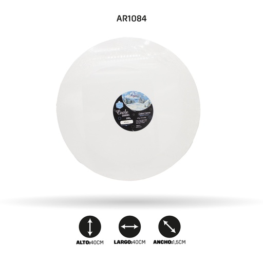 [AR1084] LIENZO REDONDO HK-40cm ø [PAC4356]