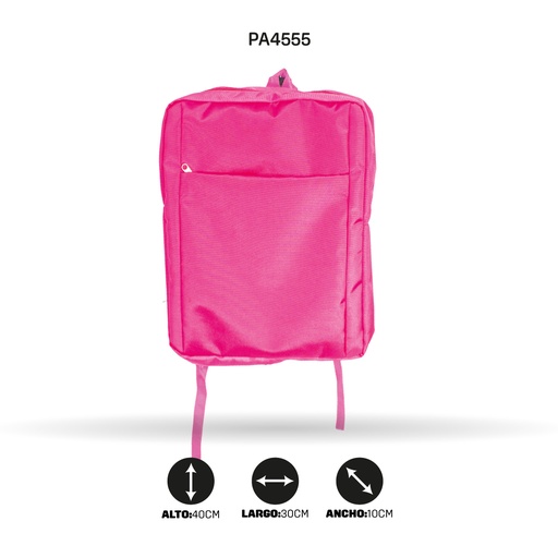 [PA4555] MALETIN  EJECUTIVO NACIONAL FUCSIA (TELA HTR)