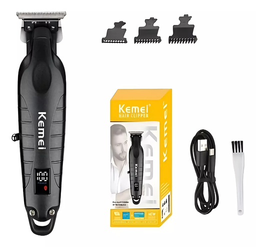 [BE4592] MAQUINA CORTA CABELLO KEMEI RELOJ DIJITAL LFJ-KM-2293 [PAC4287]