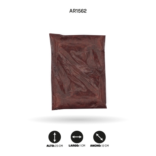 [AR1562] ESCARCHA COLOR ROJA X LIBRA [PAC5137]