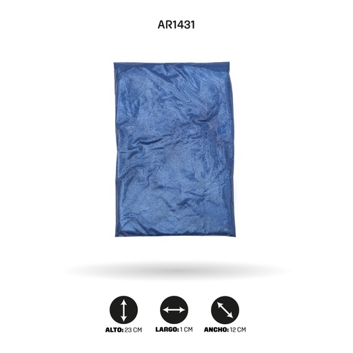 [AR1431] ESCARCHA COLOR AZUL ELECTRICO X LIBRA [PAC5144]