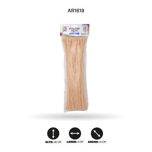 [AR1619] CHELINES COLORES PIEL A048BOLSA X 100 [PAC5380]