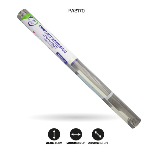 [PA2170] PAPEL CONTAC AH ROYAL DIBUJO CON PATRON 5982 DE 3 mts x 45 cms  [PAC5441]