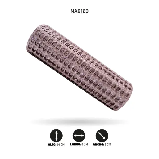 [NA6123] MALLA 24cm x 5y MALVA ROSADO [PAC5018]