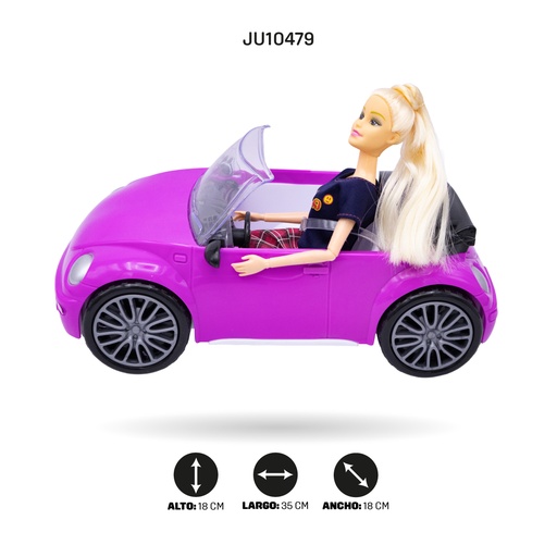 [JU10479] ESCARABAJO CONVERTIBLE CON NUDILLOS MÓVILES DE 11 PULGADAS [R468-A]