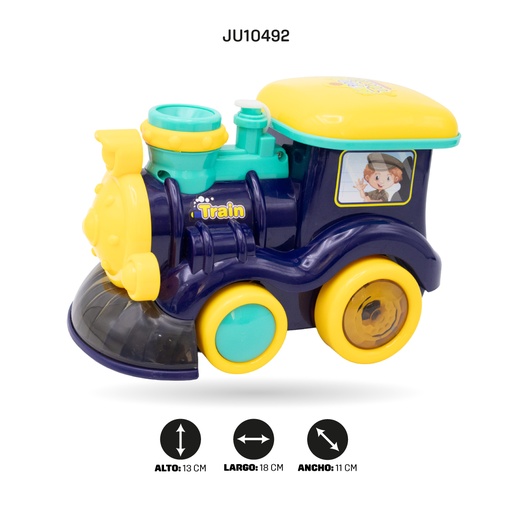 [JU10492] JUEGO DE MÁQUINA DE BURBUJAS CON FORMA DE TREN [ZR164]