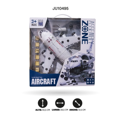 [JU10495] CONJUNTO DE AVIÓN CON FRICCIÓN [YW9089]