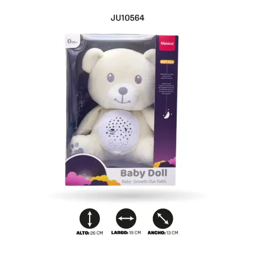 [JU10564] MUÑECO DE PELUCHE (OSO POLAR) [MBQ662-3A]