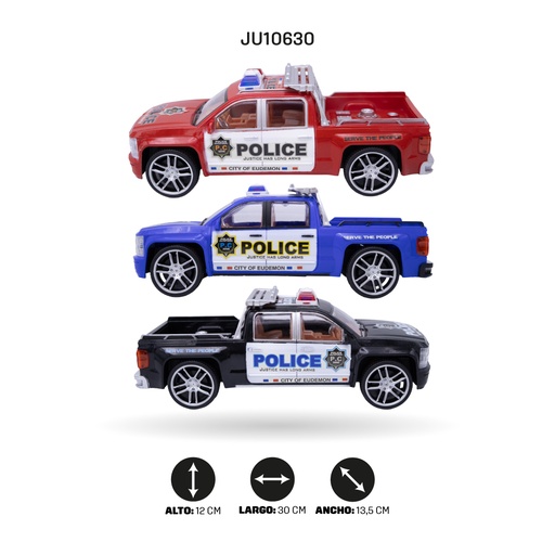 [JU10630] COCHE DE POLICÍA DE FRICCIÓN [9238]