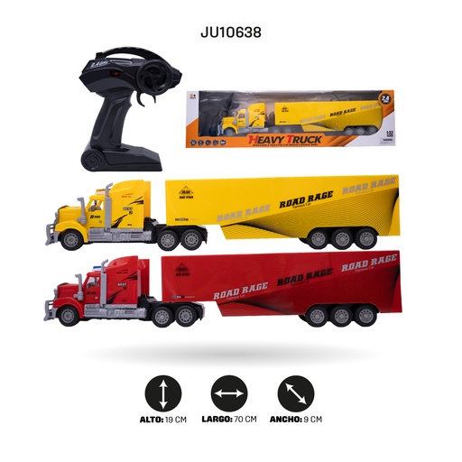 [JU10638] TRACTOR DE CONTROL DE RADIO DE CUATRO VÍAS CON CABLE USB [2.4G9070-25F]