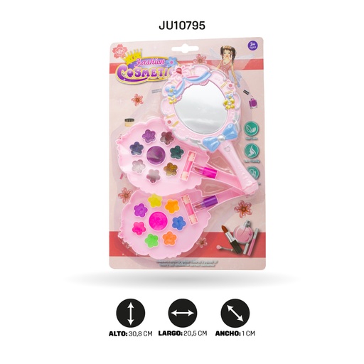 [JU10795] ESPEJO MÁGICO DOS CAPAS DE MAQUILLAJE INFANTIL [2329B-3]