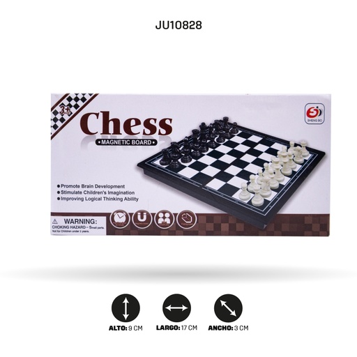 [JU10828] AJEDREZ MAGNÉTICO PEQUEÑO [S2201-6]