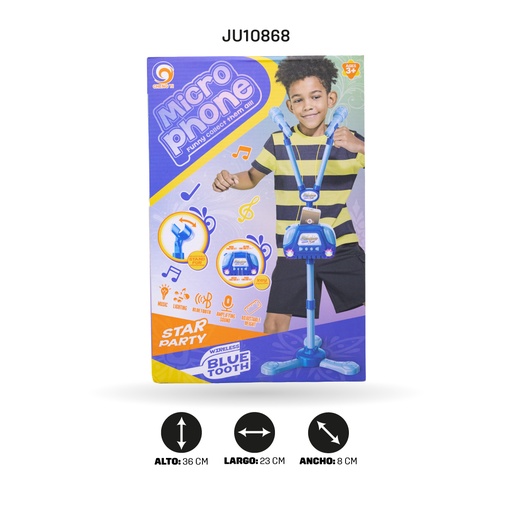 [JU10868] BLUETOOTH DOBLE MICROFONO [5050A]