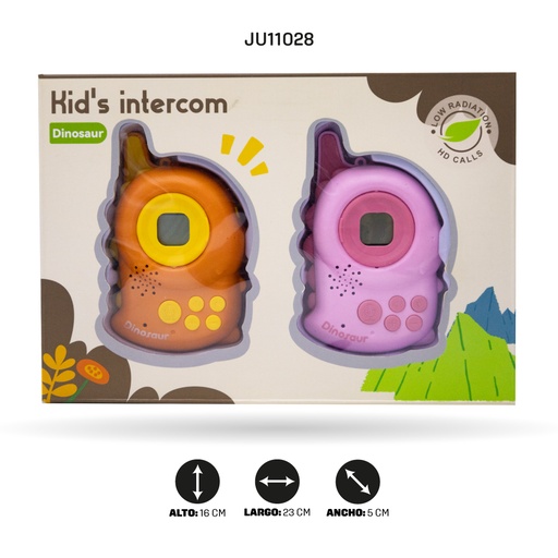 [JU11028] WALKIE-TALKIE DE DINOSAURIO [7799-10]