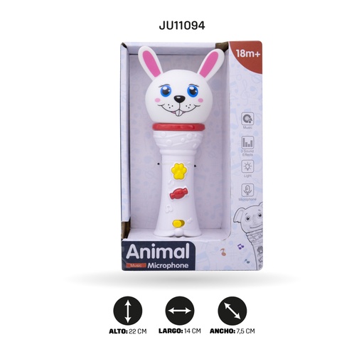 [JU11094] MICRÓFONO DE CONEJO [MTK040-3]