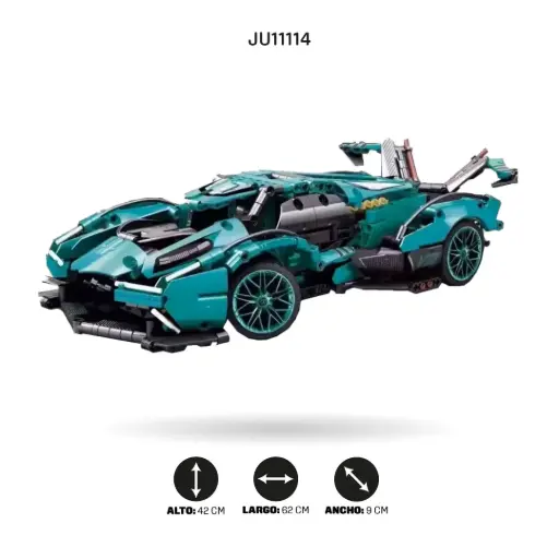 [JU11114] AUTO ARMABLE LAMBORGHINI - 1273 PIEZAS CON RADIOCONTROL [49020]