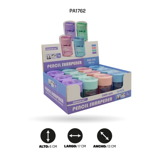 [PA1762] SACAPUNTAS DOBLE DMS-835 [PAC4877]