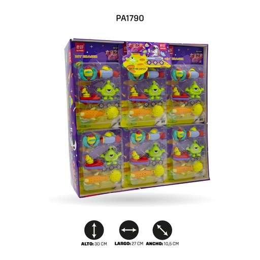 [PA1790] BORRADOR SPACIAL ALIENS QH-8749  [PAC4608] BOX X 24