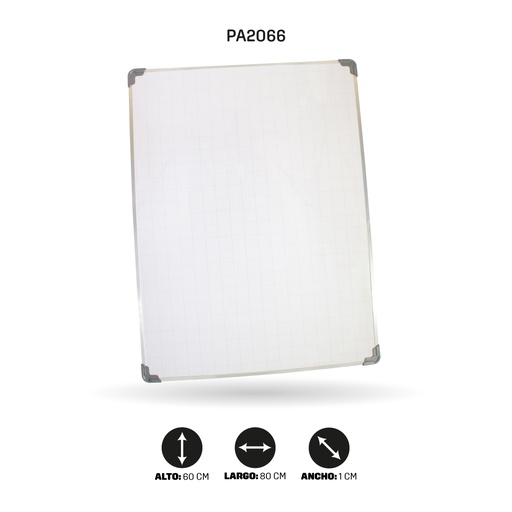 [PA2066] TABLERO NACIONAL CUADRICULADO 60CM X 80CM