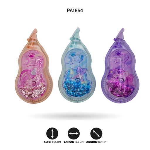 [PA1654] CINTA CORRECTORA PARA NIÑA ESCARCHADA DISPL X24 [PAC4510]