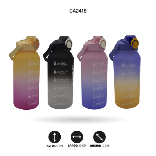 [CA2418] TERMO BICOLOR 2000ML - 2356 [PAC4801]