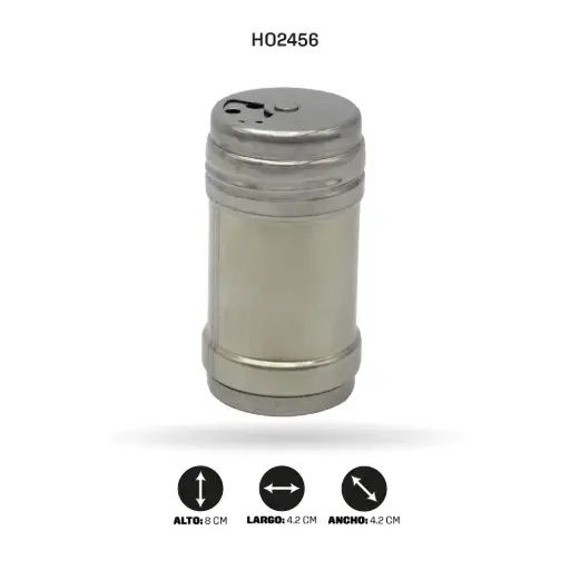 [HO2456] SALERO METALICO . 8x4CM [PAC5310]